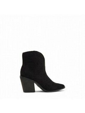 ABOUND BNWOT Women's Western "Courtnee" Bootie Black Sz 7.5 Ankle Boot.